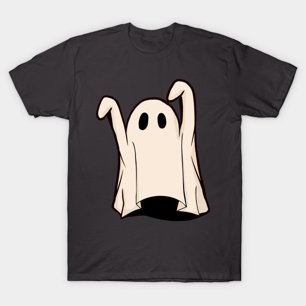 No So Scary Ghost T-Shirt by joyzo